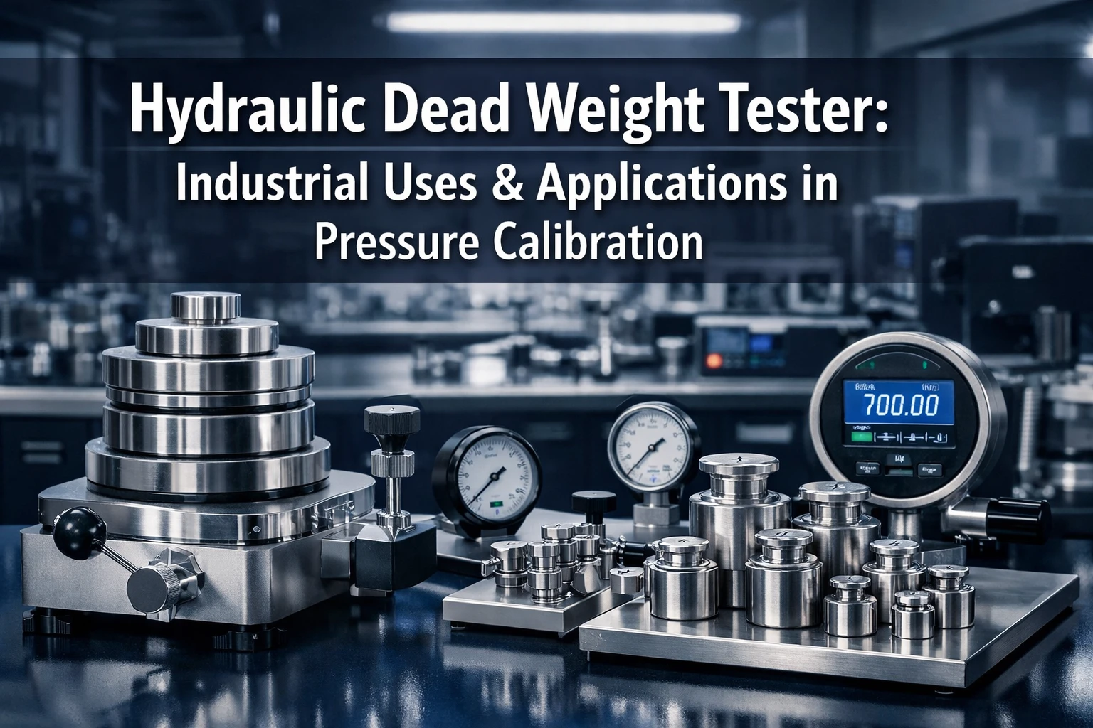 Industrial Uses and Applications of Hydraulic Dead Weight Tester in Pressure Calibration