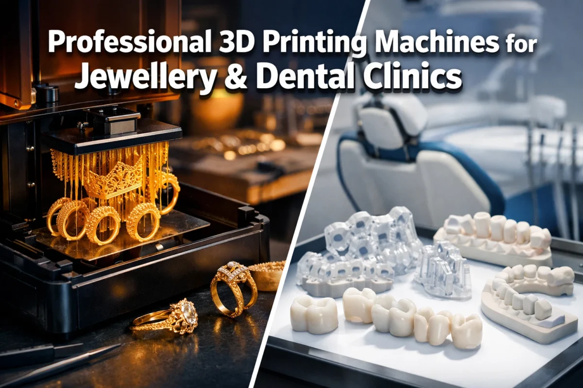 Uses and Applications of Professional 3D Printing Machines for Jewellery And Dental Clinics