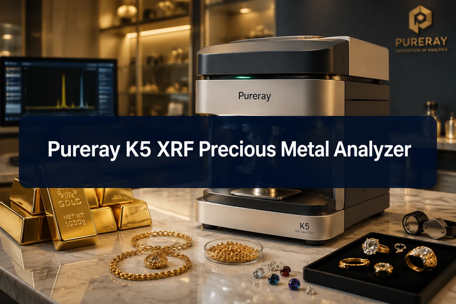 Pureray K5 XRF Benchtop Precious Metal Analyzer The Complete Guide for Gold Testing Laboratories and Jewelry Businesses
